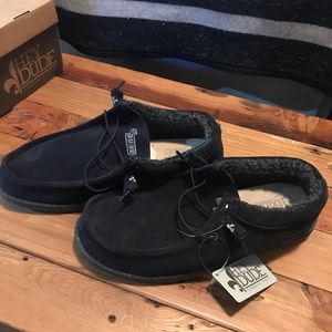 Hey Dude Wally Suede Navy Size 9